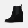 Anna Field Leather Winter Boot - Bottines À Talons Hauts - Black