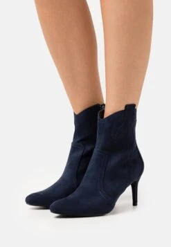 Anna Field Bottines À Talons Hauts - Dark Blue