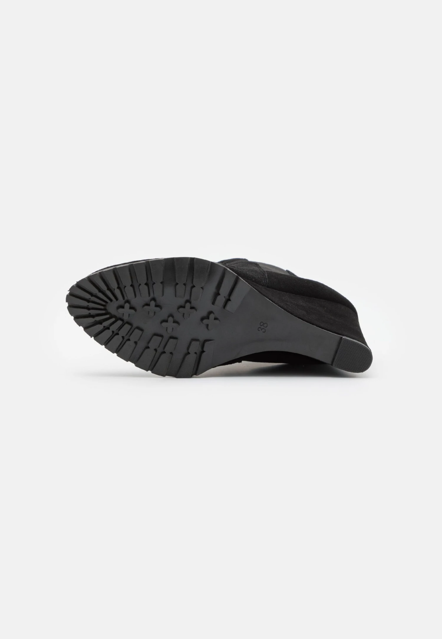 Leather - Bottines Compensées - Black – Image 5