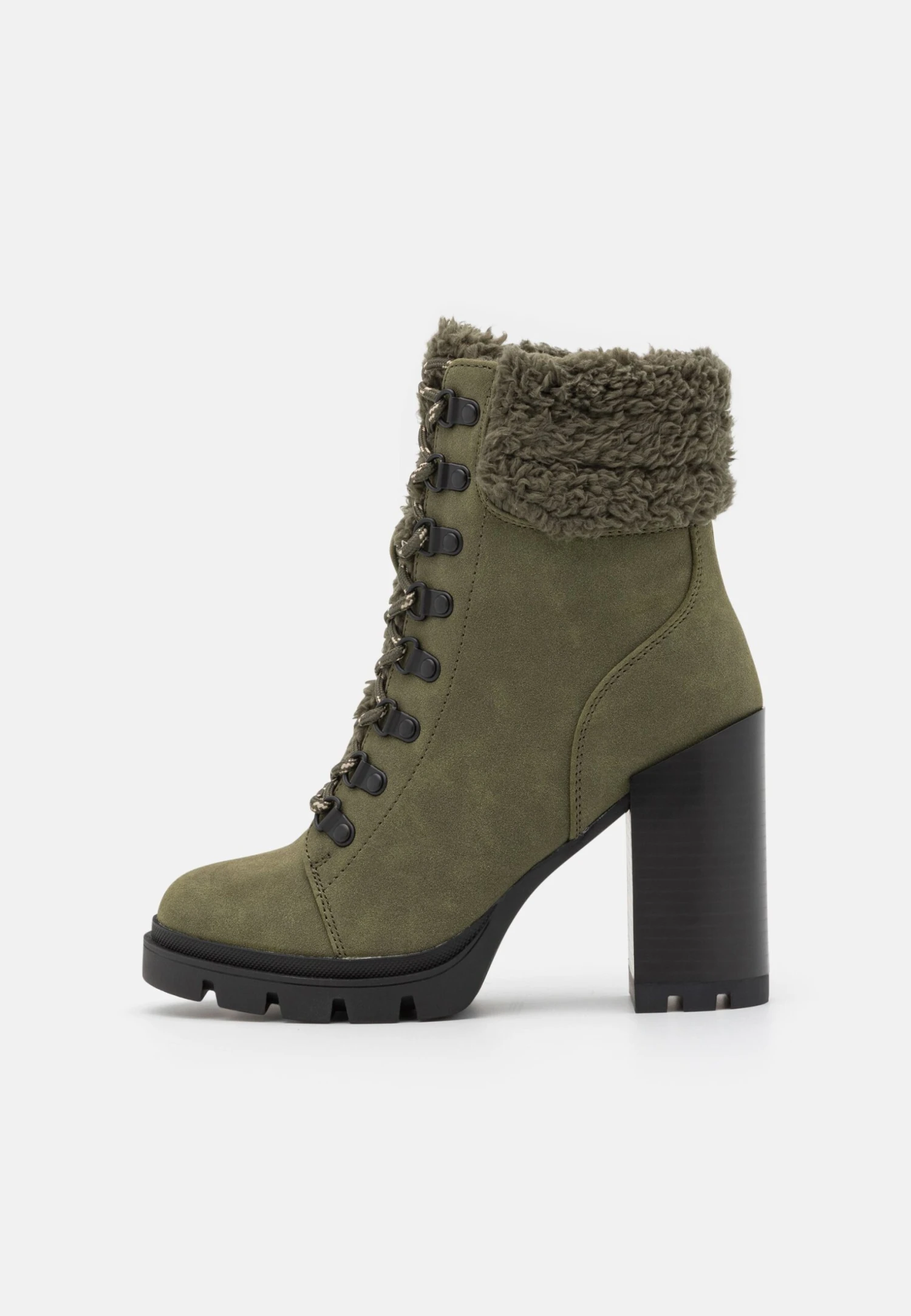 Anna Field Leather - Bottines À Lacets - Khaki – Image 2
