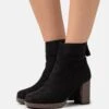 Wide Fit - Bottines À Plateau - Black