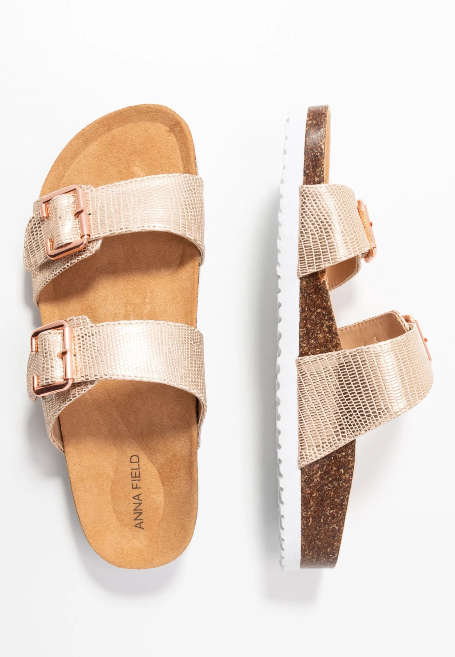 Anna Field Chaussons - Rose Gold – Image 4