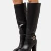 Anna Field Leather - Bottes À Talons Hauts - Black