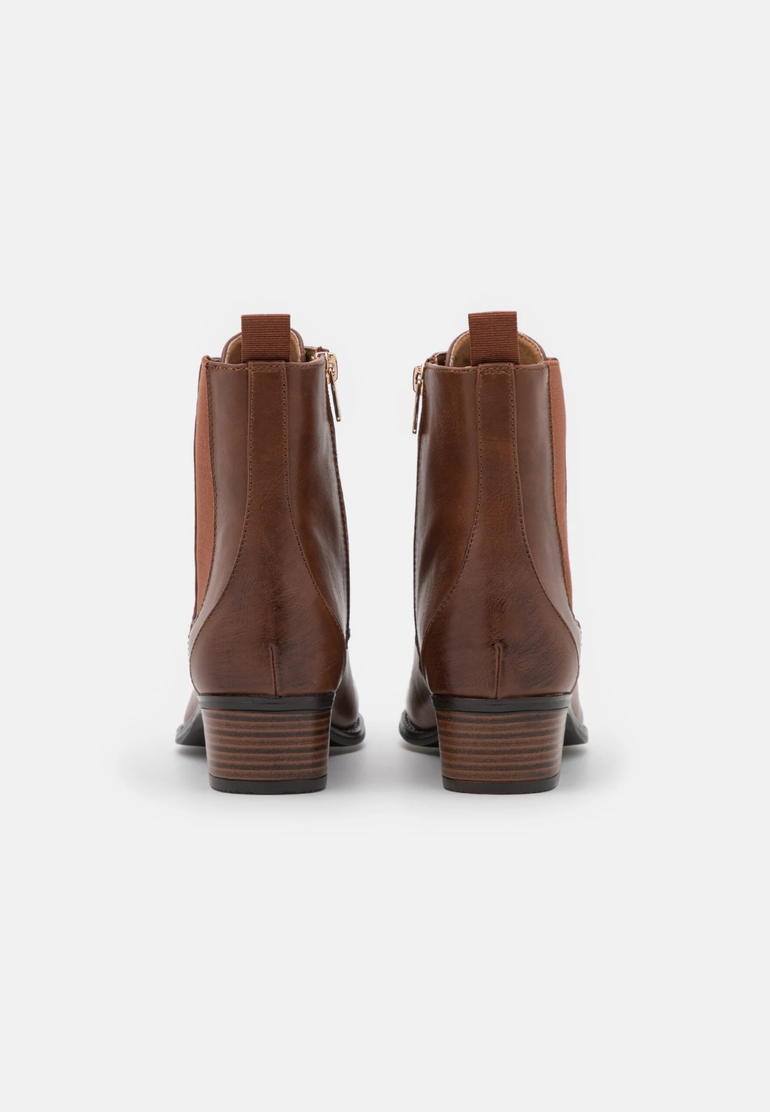 Anna Field Bottines À Lacets - Cognac – Image 4