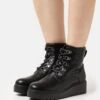 Anna Field Bottines Compensées - Black