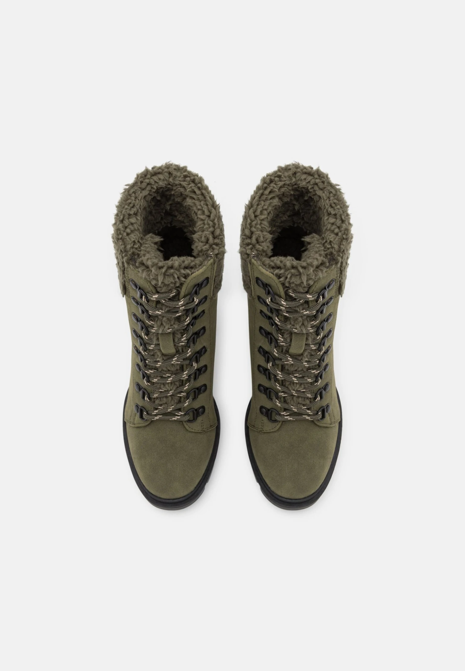 Anna Field Leather - Bottines À Lacets - Khaki – Image 6