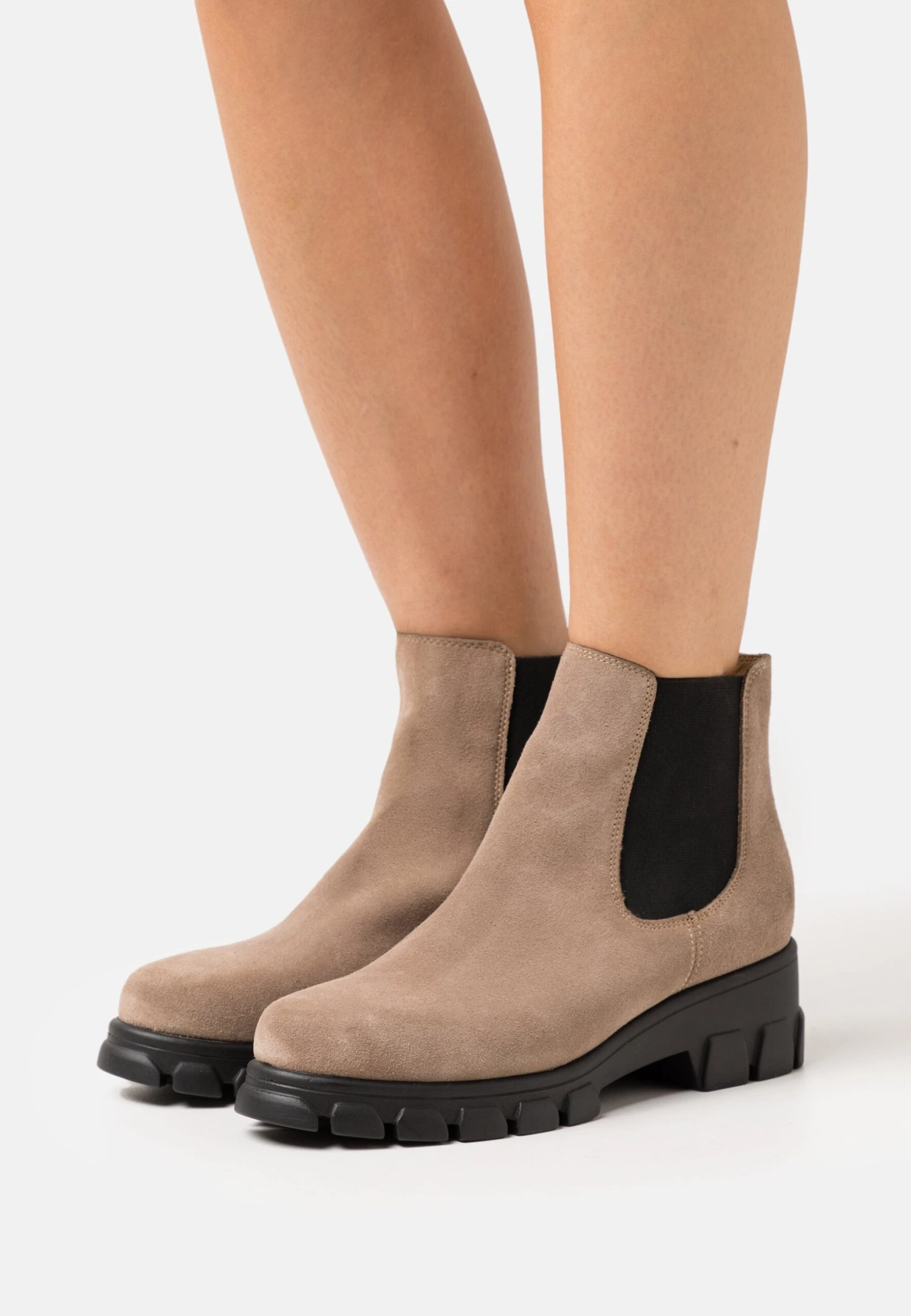 Leather - Bottines - Taupe