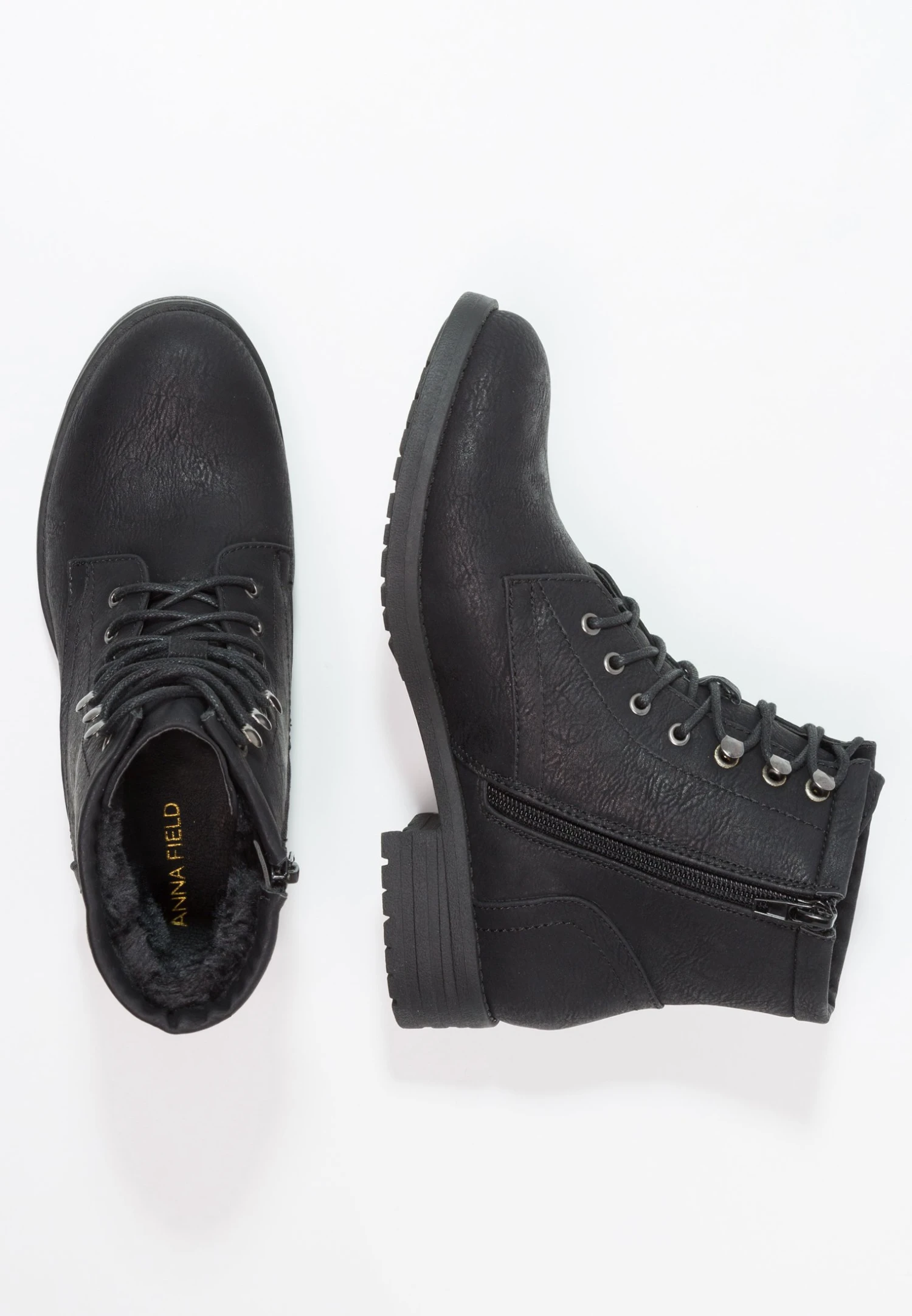 Anna Field Winter Boot - Bottines À Lacets - Black – Image 3