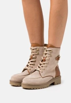 Anna Field Leather - Bottines À Lacets - Taupe