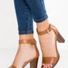 Anna Field Leather - Sandales À Talons Hauts - Cognac