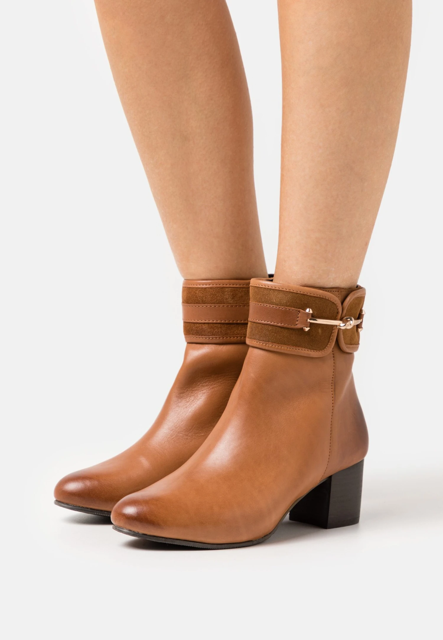 Anna Field Leather - Bottines - Cognac
