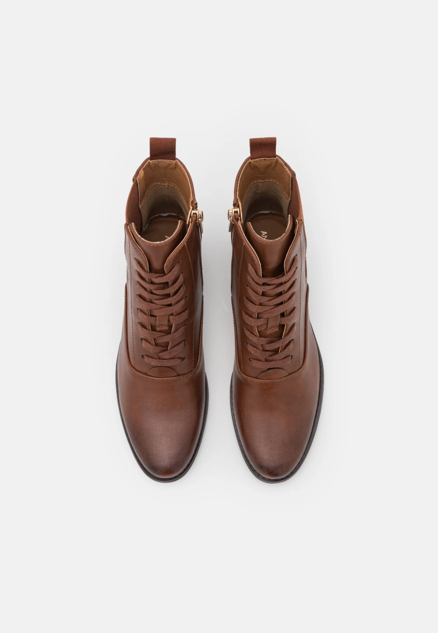 Anna Field Bottines À Lacets - Cognac – Image 6