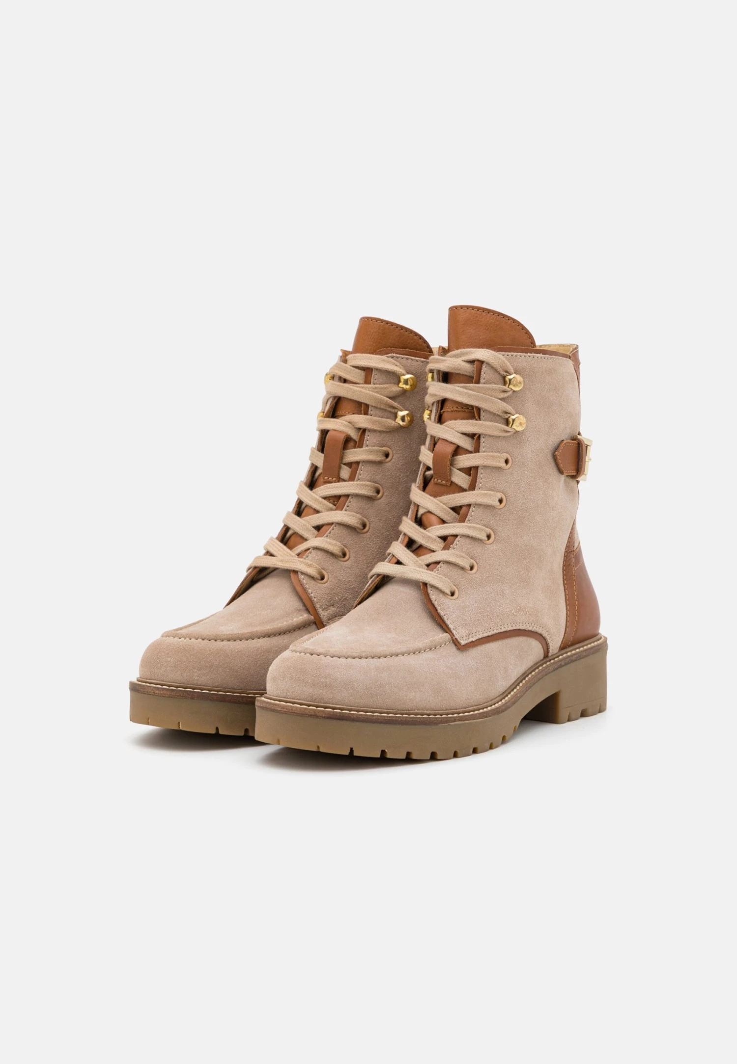 Anna Field Leather - Bottines À Lacets - Taupe – Image 3