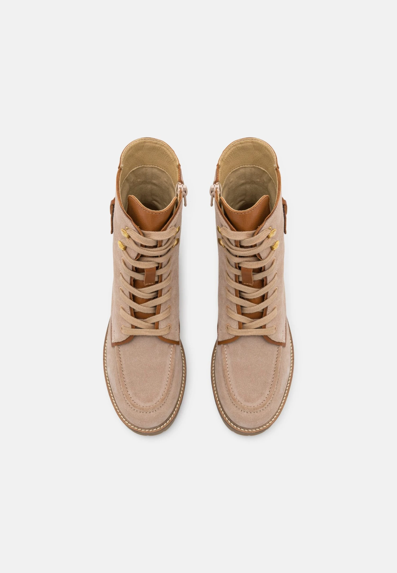 Anna Field Leather - Bottines À Lacets - Taupe – Image 6