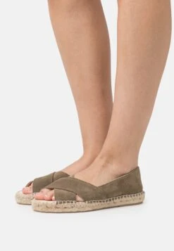 Anna Field Leather - Ballerines À Bout Ouvert - Khaki