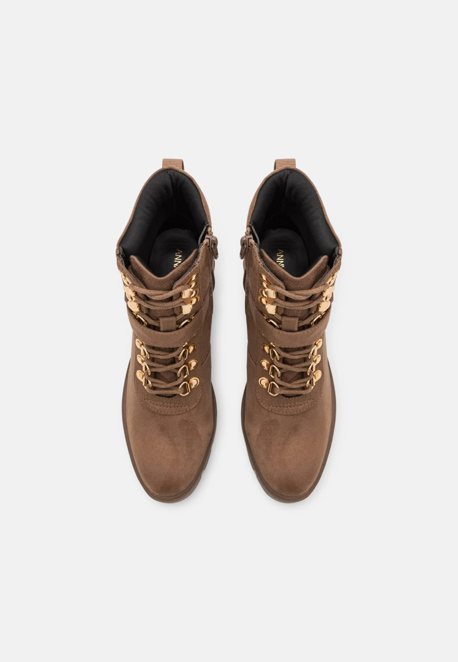 Anna Field Bottines À Lacets - Taupe – Image 6