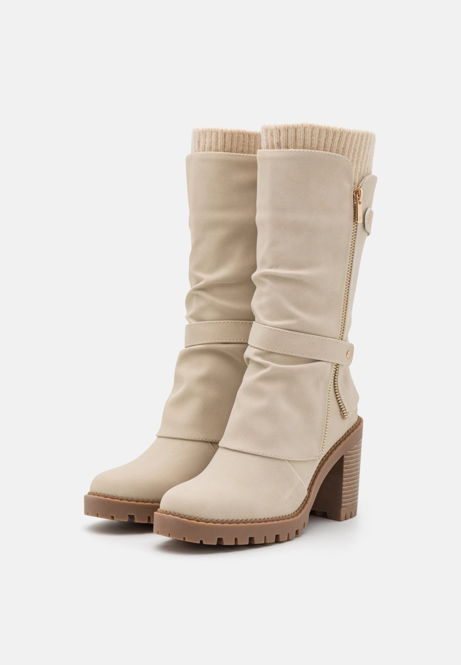 Anna Field Bottes - Beige – Image 3