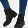 Anna Field Winter Boot - Bottines À Lacets - Black