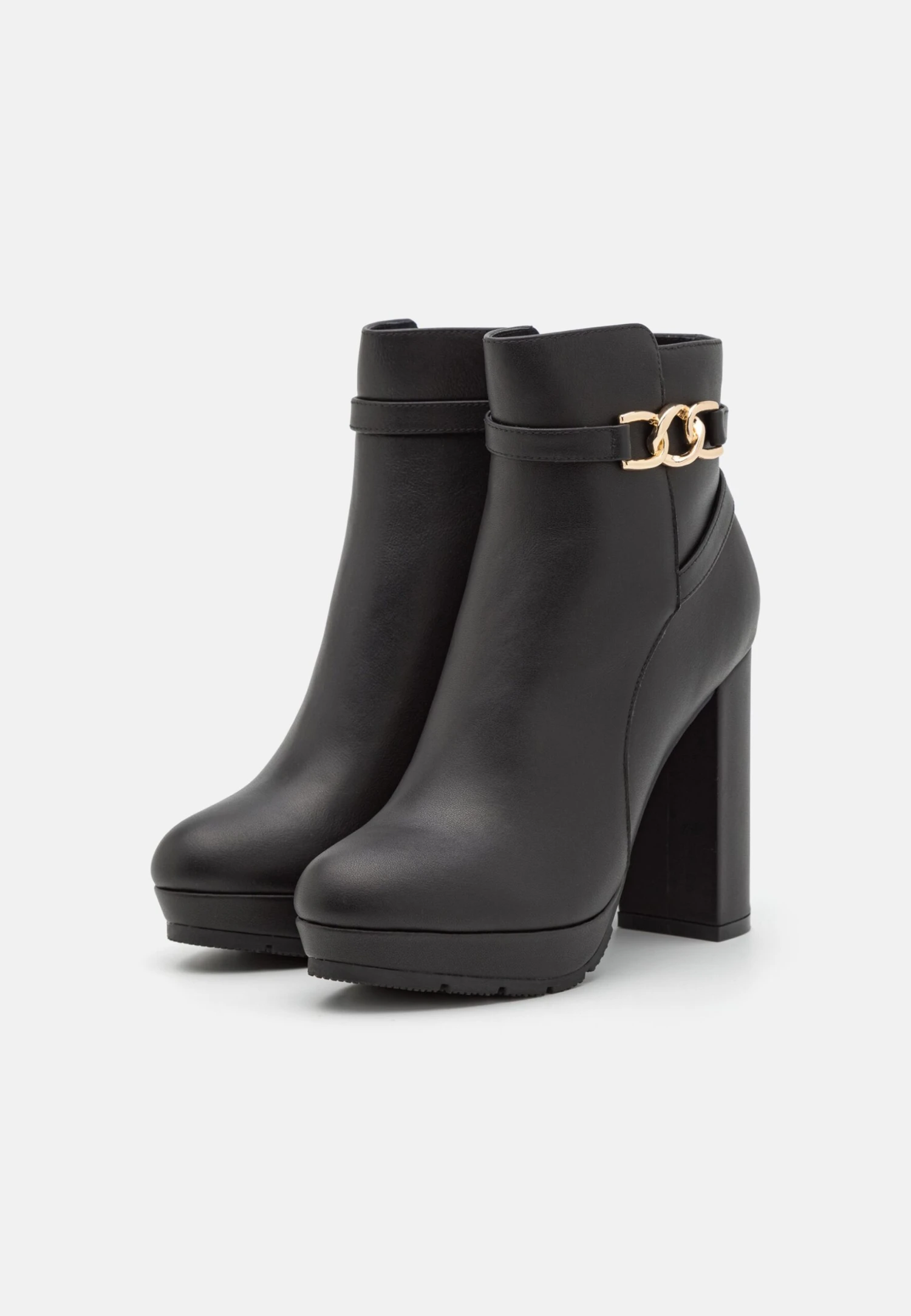 Anna Field Leather - Bottines À Plateau - Black – Image 3